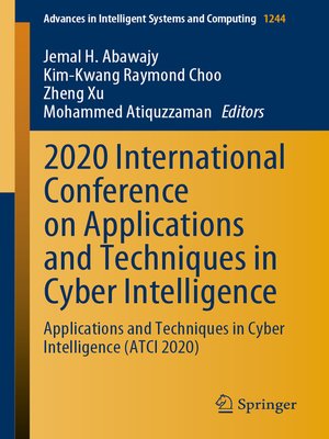 cover image of 2020 International Conference on Applications and Techniques in Cyber Intelligence
